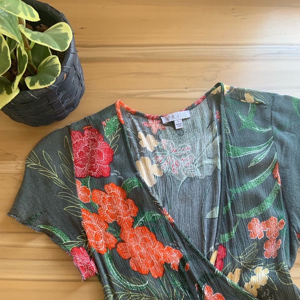 Patrons of Peace Maxi Wrap Dress